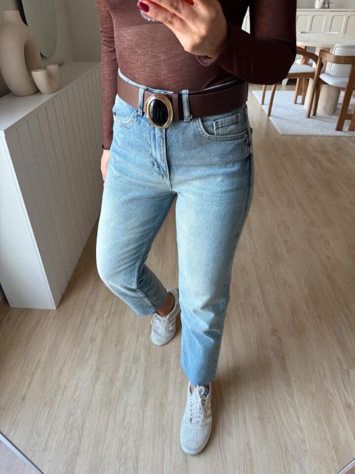 Toprak Taşlama Kesik Jean 2402