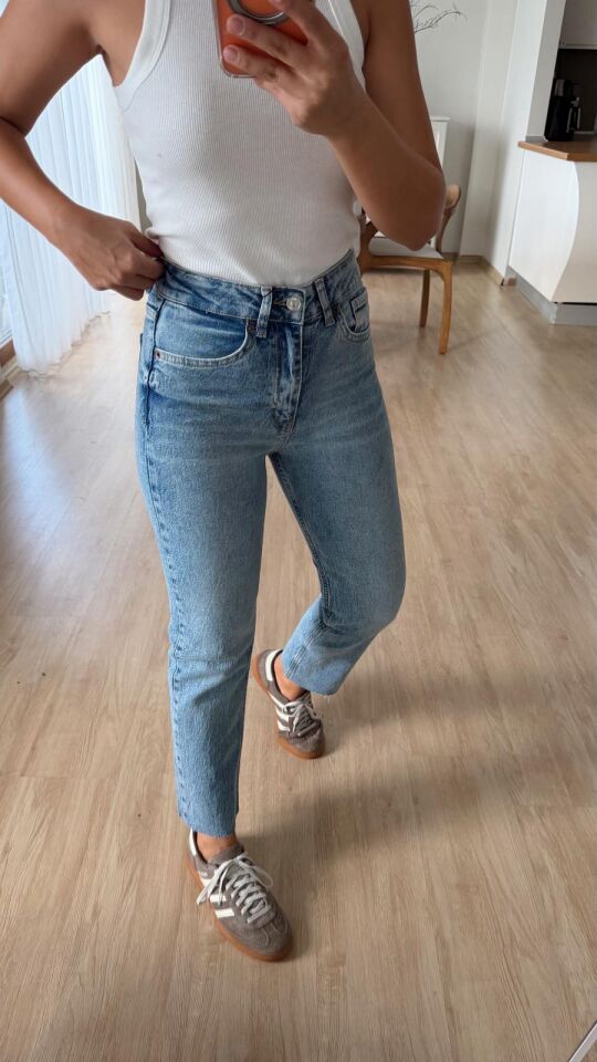 Toprak Taşlama Kesik Jean 2402