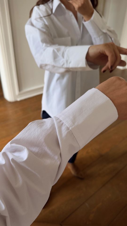 Basic Poplin Gömlek Beyaz