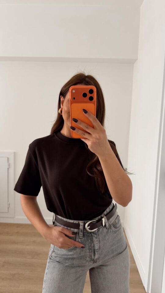 Basic Cs Tshirt Kahve