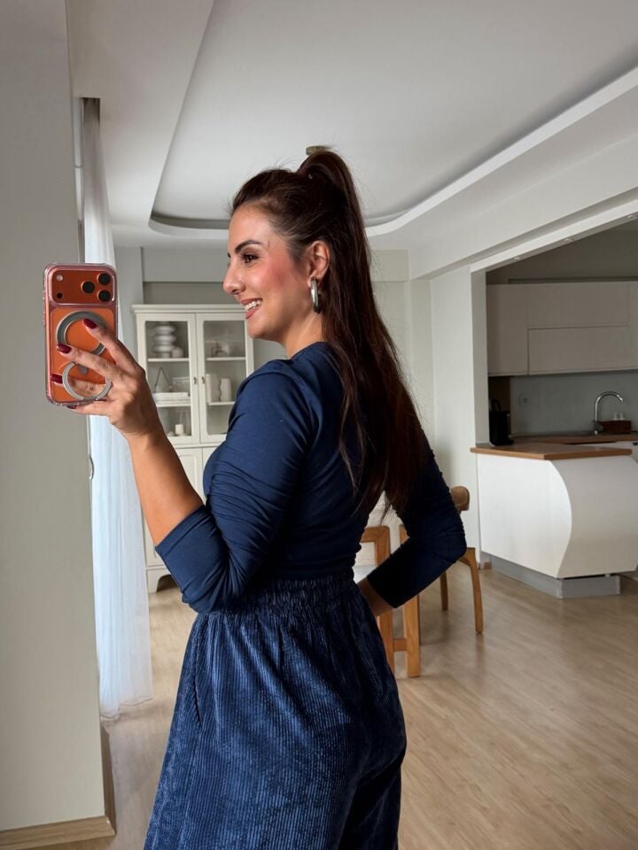 Basic Penye Crop Laci