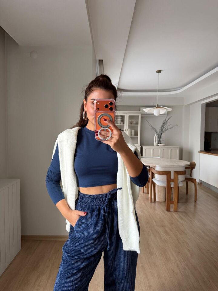 Basic Penye Crop Laci