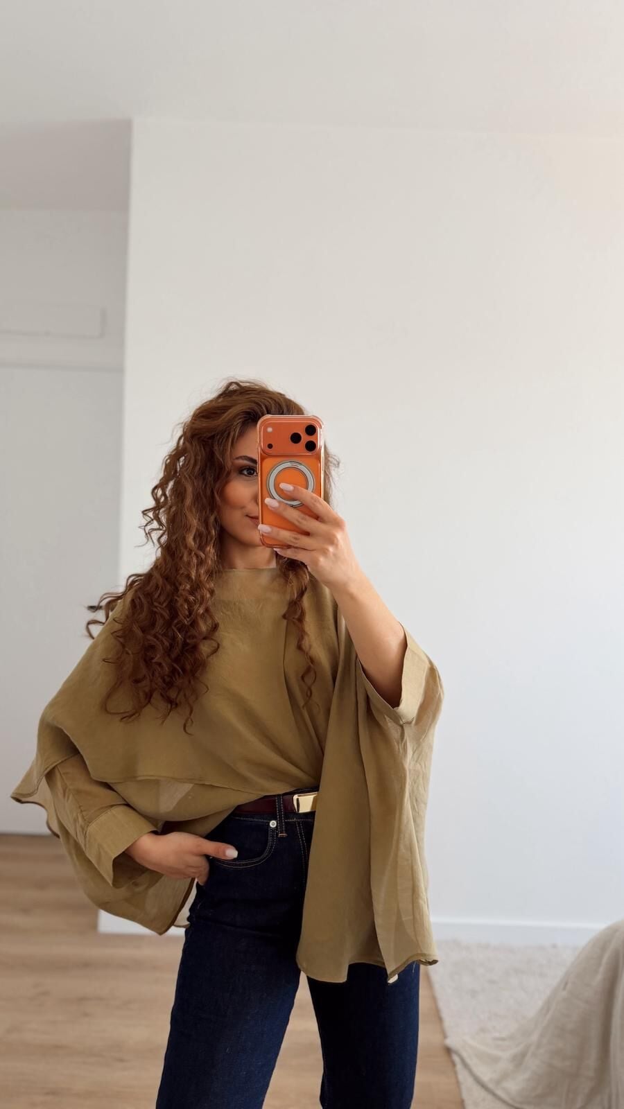 Pelerin Bluz Olive