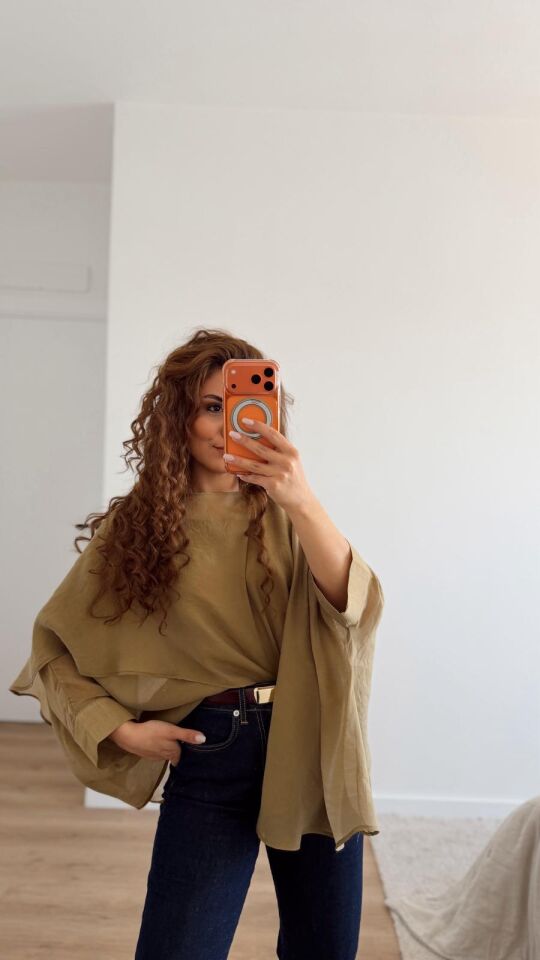 Pelerin Bluz Olive