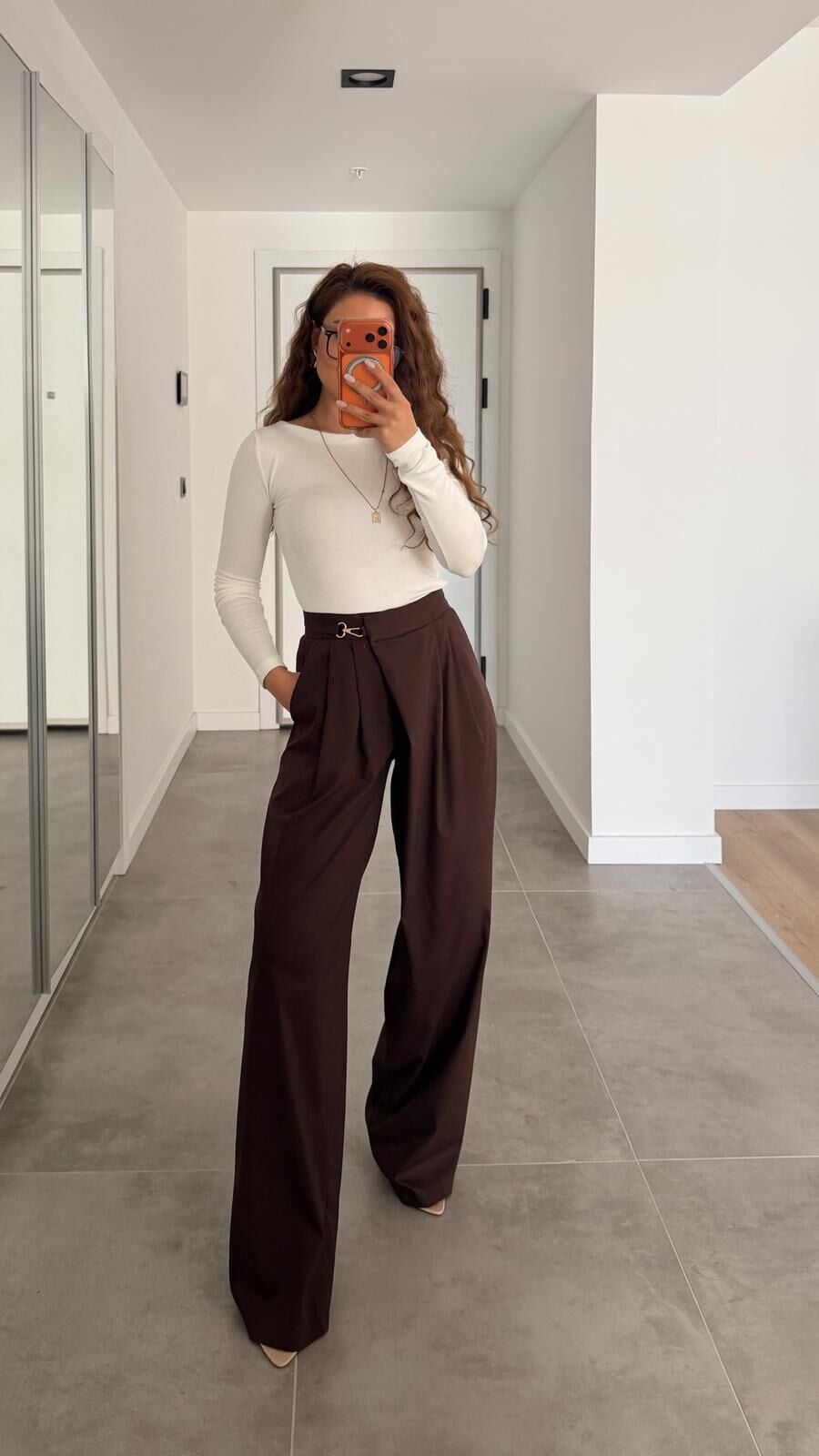 Kemer Detaylı Kahve Palazzo