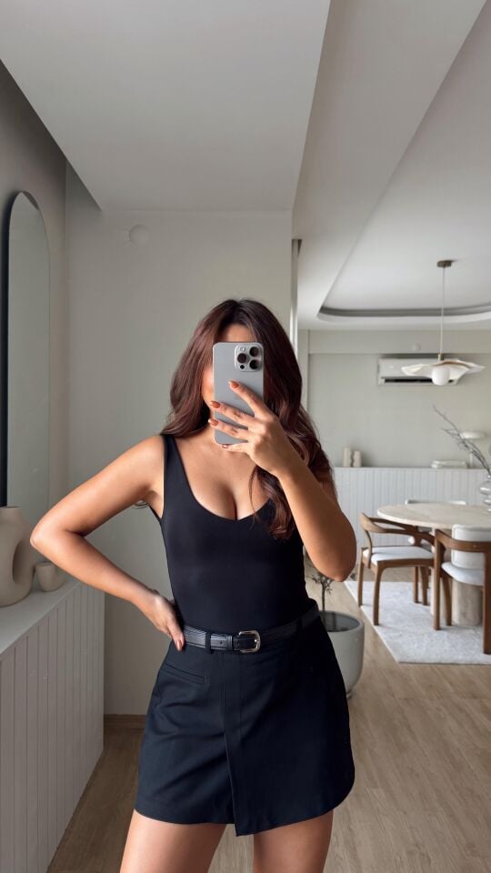 Jarse Bodysuit Siyah