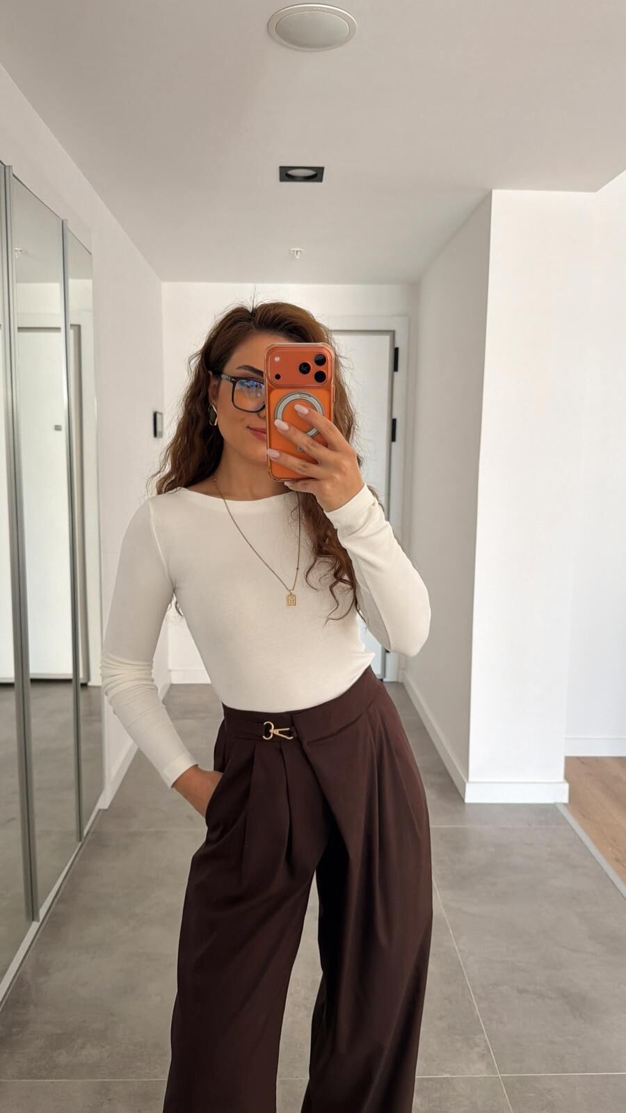 Basic Uzun Kol Bluz Ekru