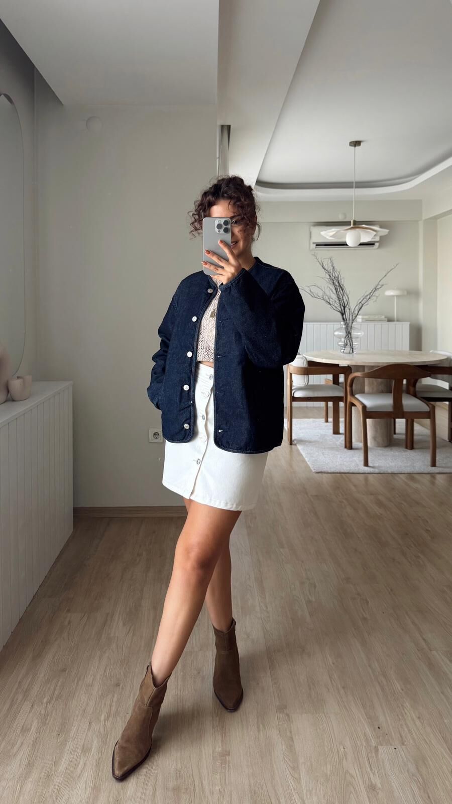 Hakim Yaka Denim Ceket