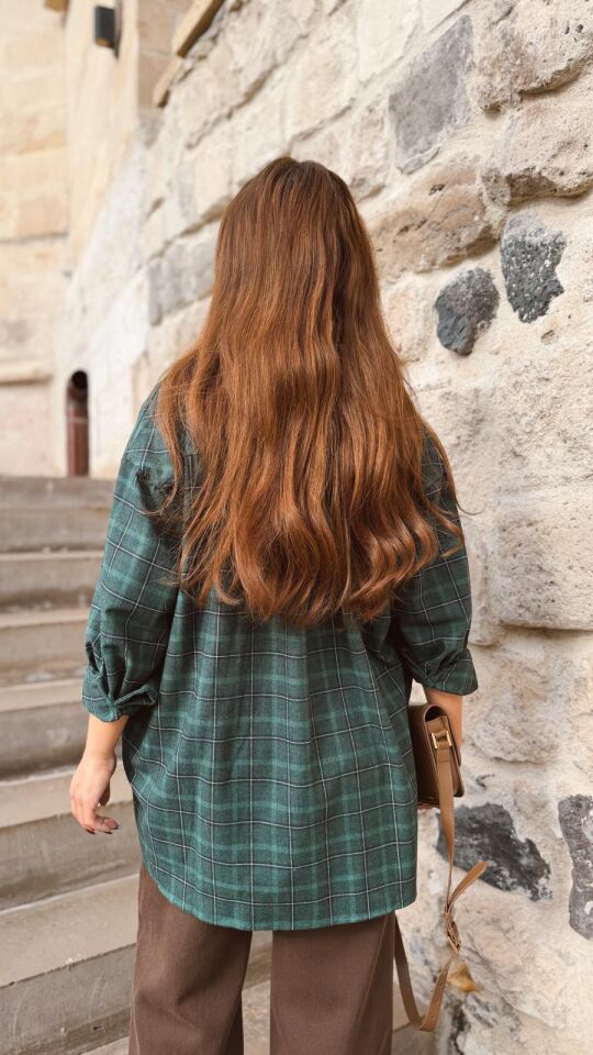 Msm Ekose Gömlek Yeşil