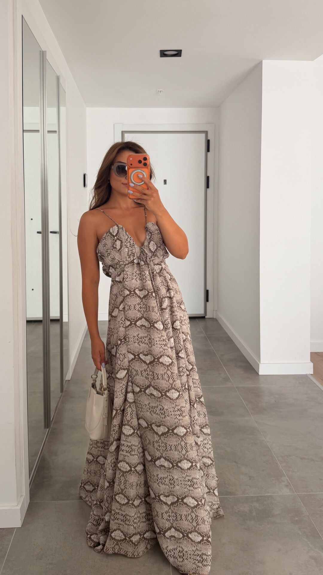 Nolina Desenli Maxi Elbise