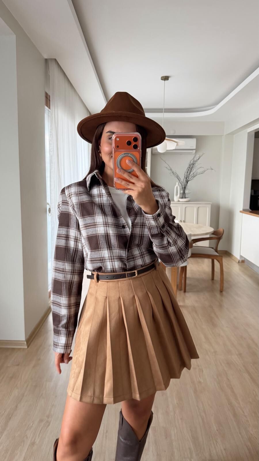 Oduncu Gömlek Kahve