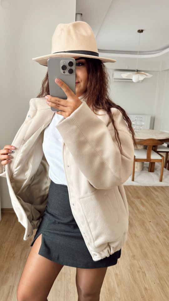 Taş Premium Kaşe Bomber