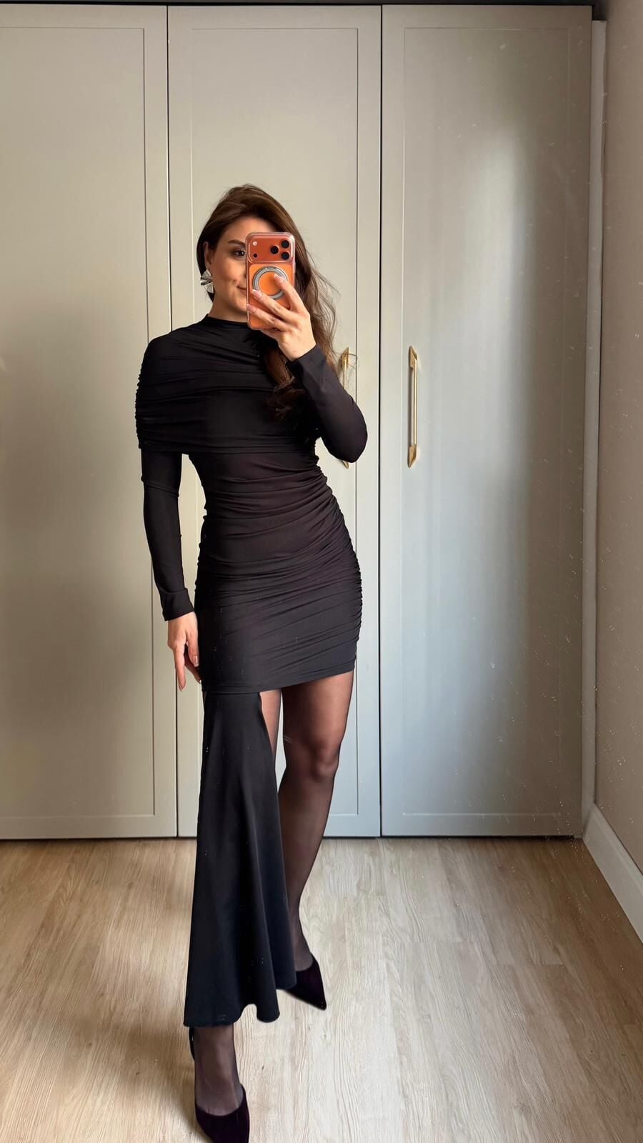 Elena Siyah Elbise
