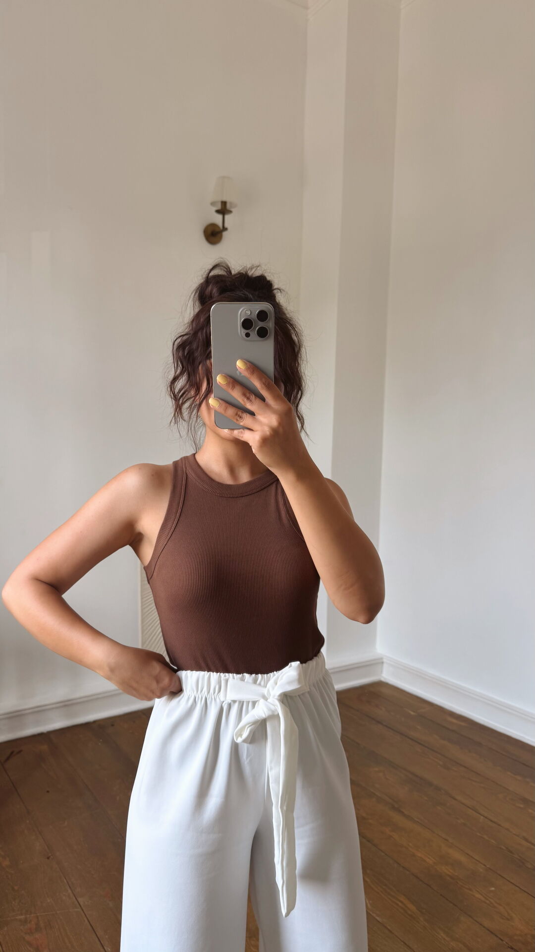 Kahve Kolsuz Fitilli Atlet