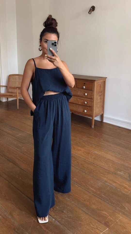 Bluz Takım Lacivert