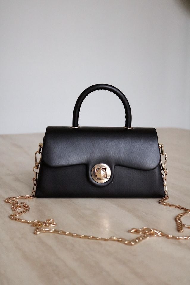 Mini Vintage Çanta Siyah