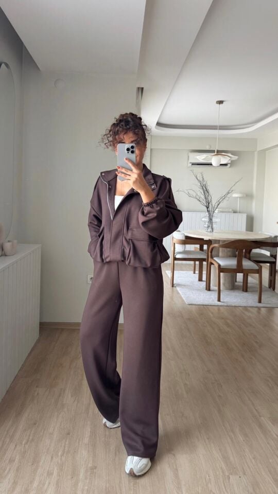 Torba Cep Takım Kahve