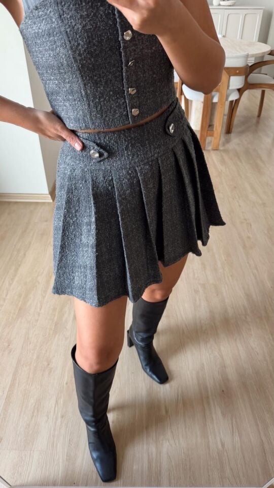 Tüvit Detaylı Etek