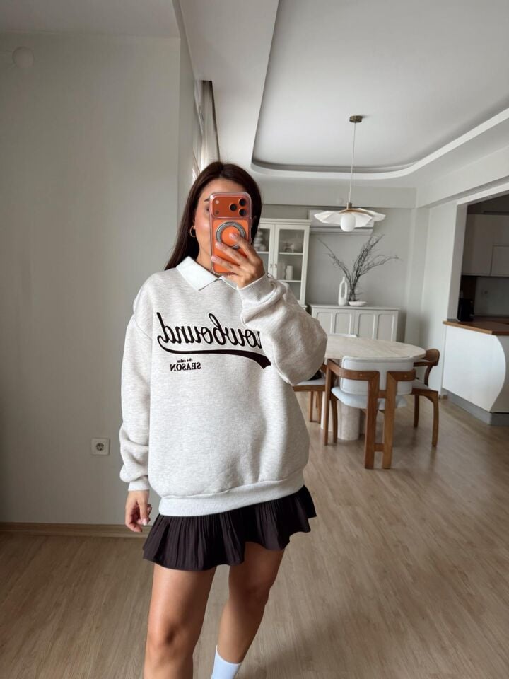 Snowbound Baskılı Sweat