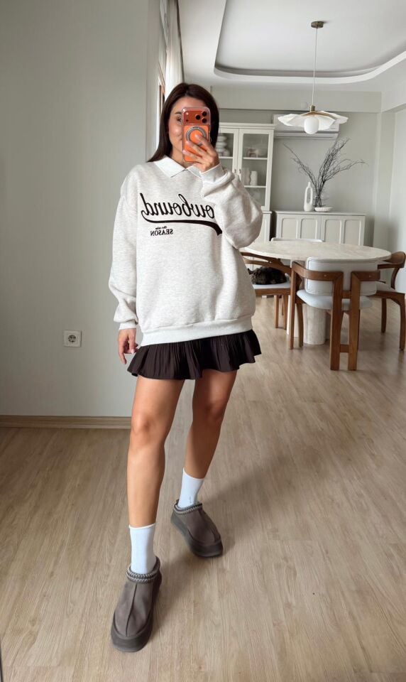 Snowbound Baskılı Sweat