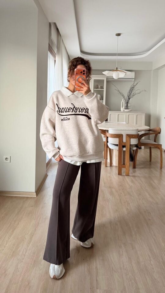 Snowbound Baskılı Sweat