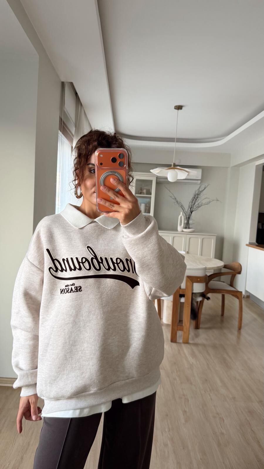 Snowbound Baskılı Sweat