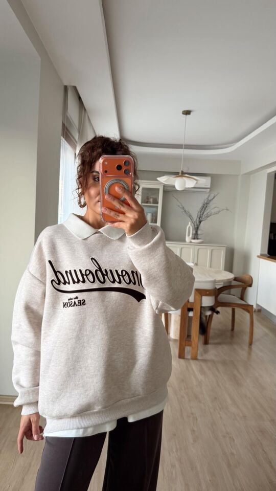 Snowbound Baskılı Sweat