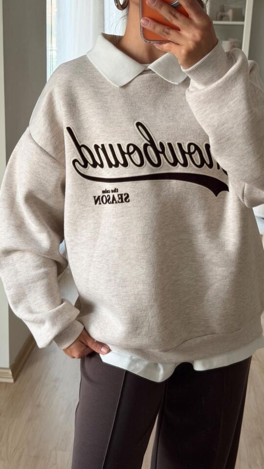 Snowbound Baskılı Sweat