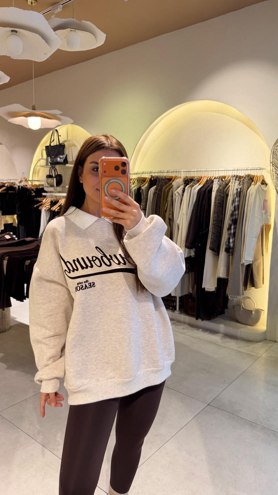 Snowbound Baskılı Sweat