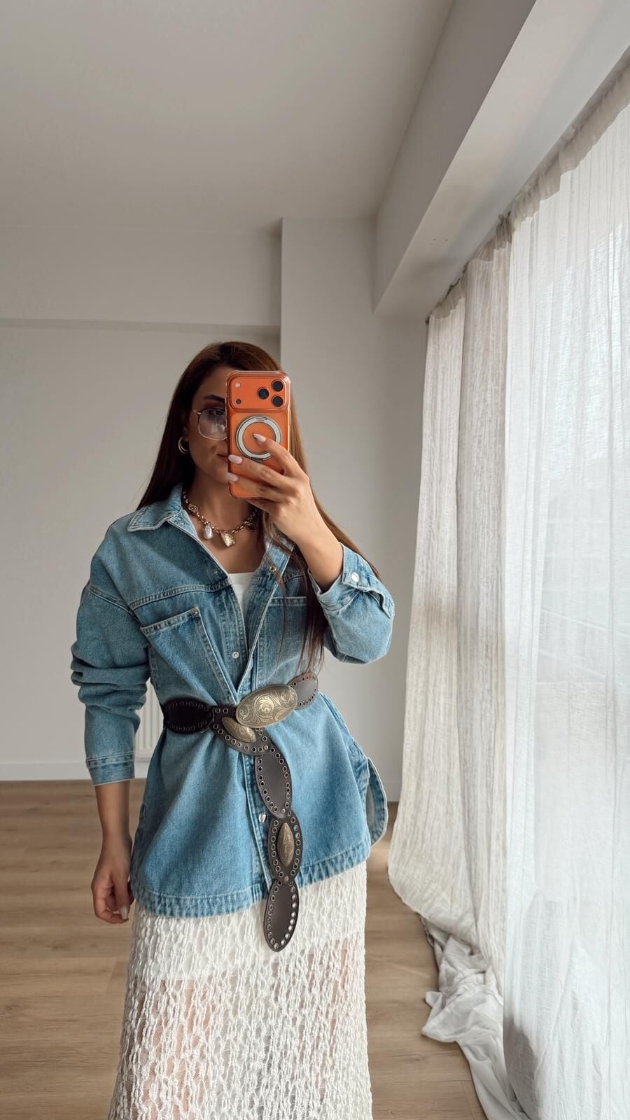 Koyu Mavi Cepli Denim