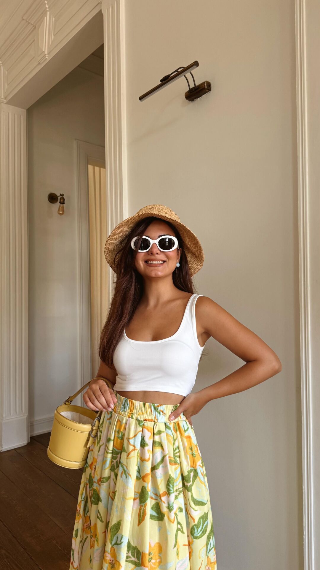 Ekru Askılı Jarse Crop