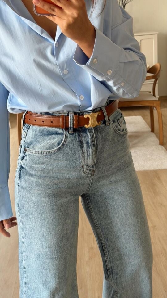 Msm Wide Leg Açık Mavi