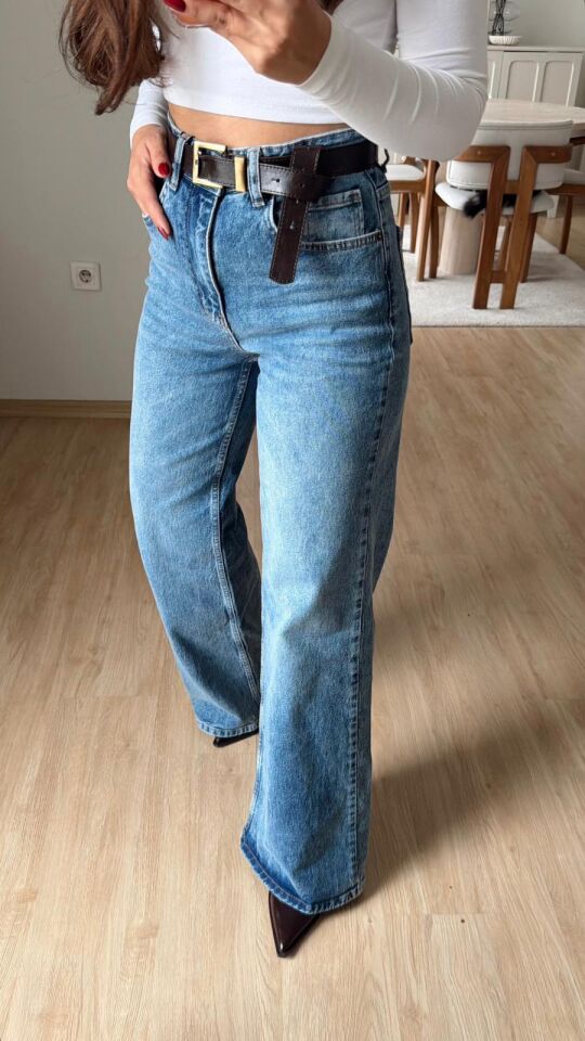 Msm Wide Leg Açık Mavi