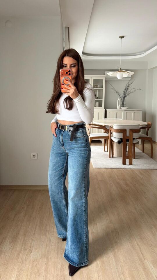 Msm Wide Leg Açık Mavi