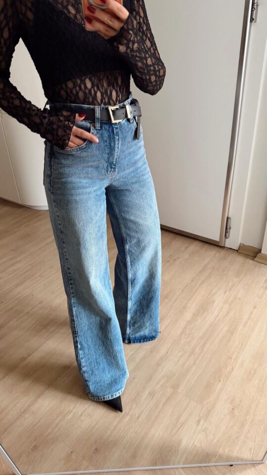 Msm Wide Leg Açık Mavi