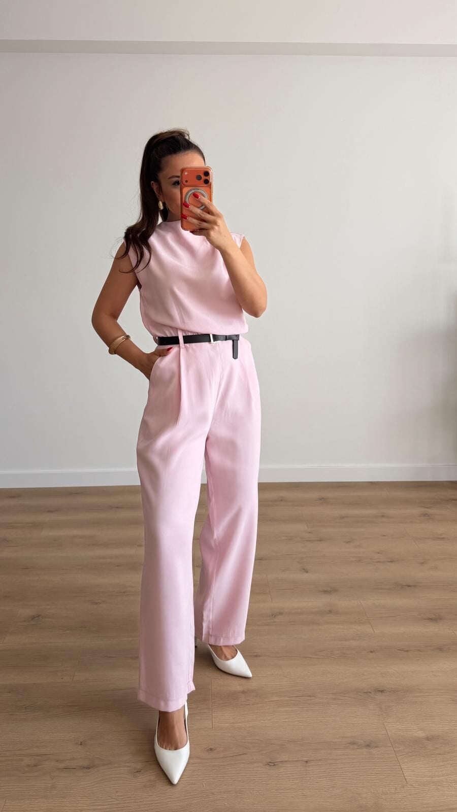 Kemerli Pembe Tulum