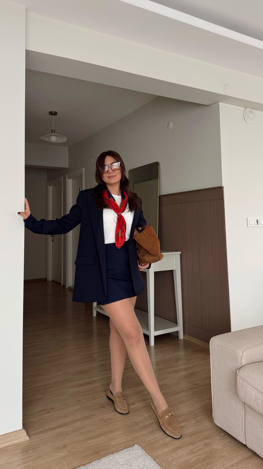 Yırtmaçlı Şort Etek Laci