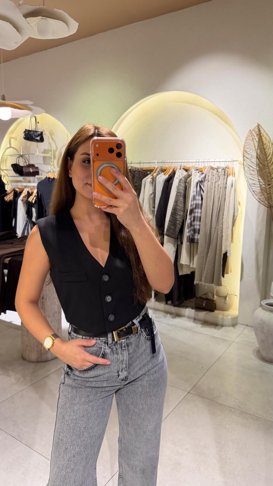 Siyah Vatkalı Yelek