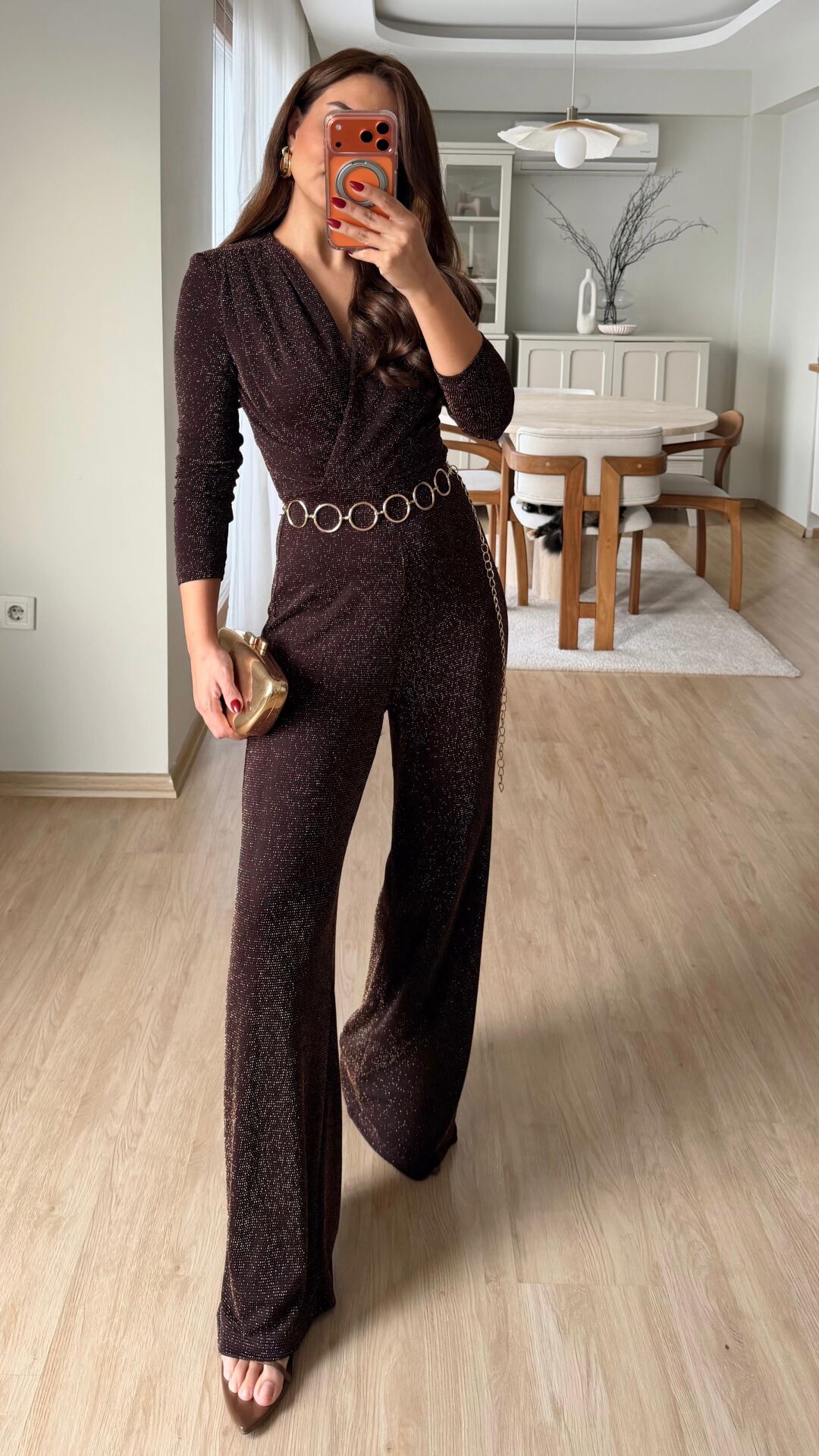 Dokulu Simli Tulum Kahve