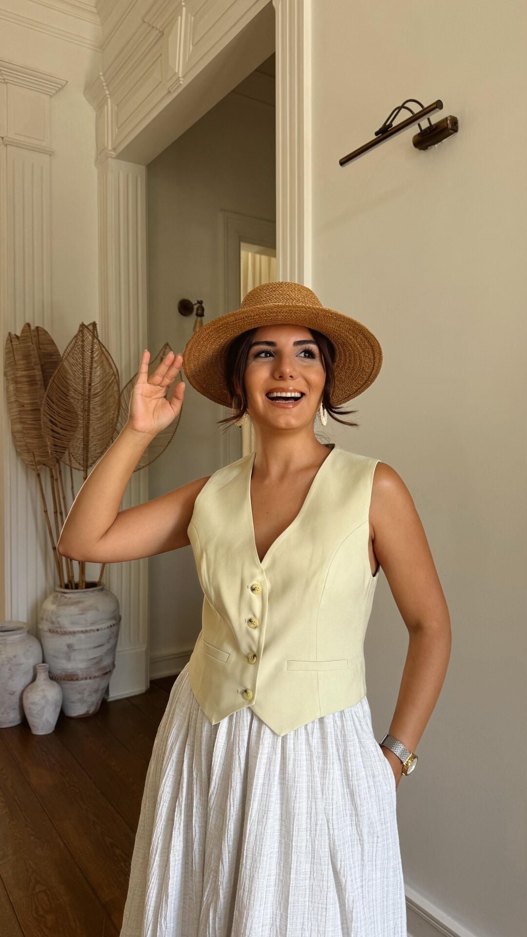 Süs Cep Çağla Yelek