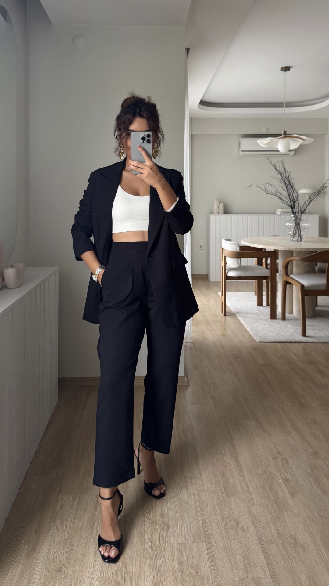 Siyah Havuç Pantolon