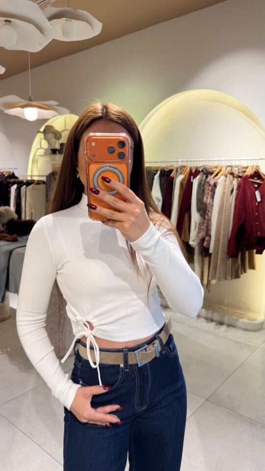 Balıkçı Yaka Bluz