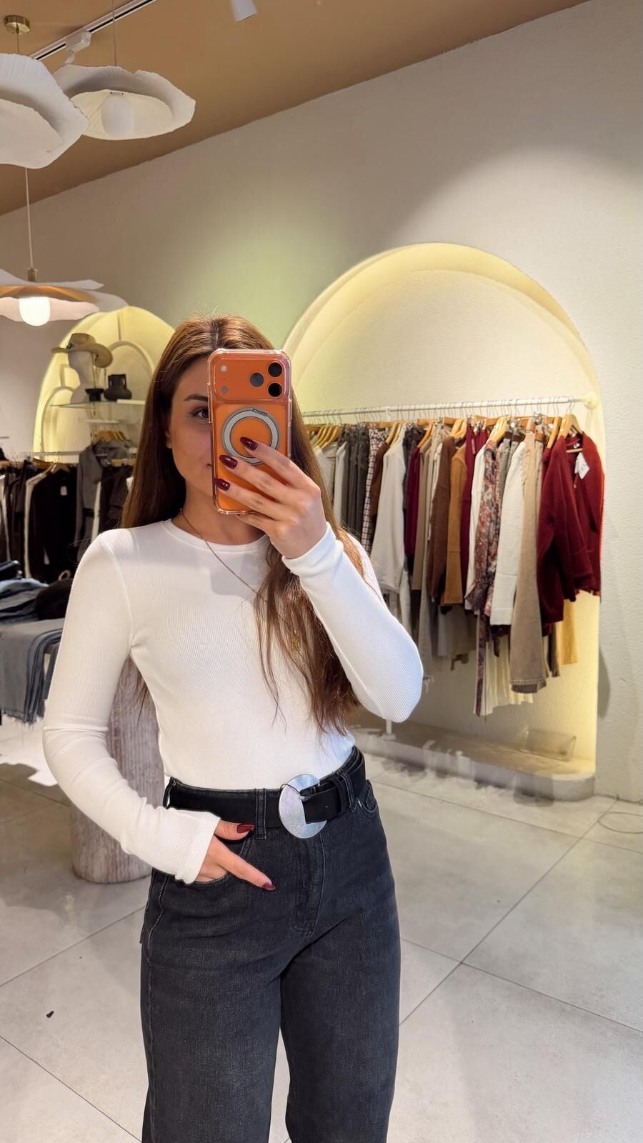 Fitilli Uzun Kol Bluz