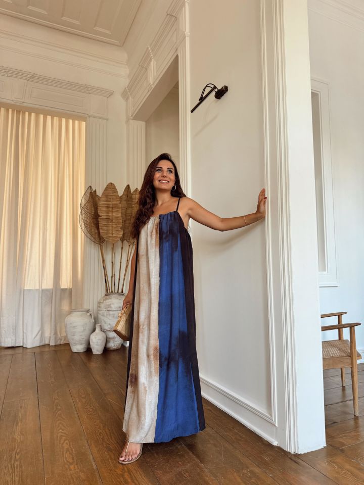 Batik Askılı Elbise