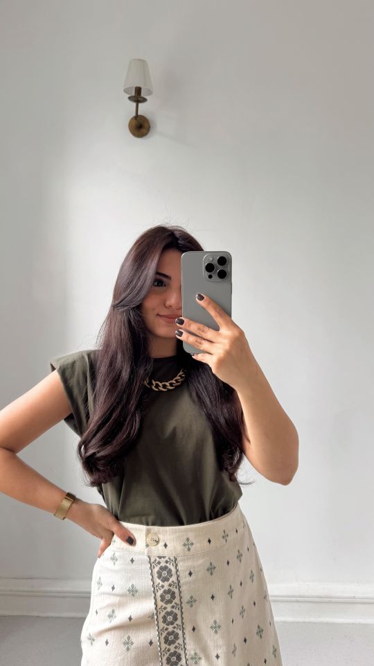 Vatkalı Tshirt Haki