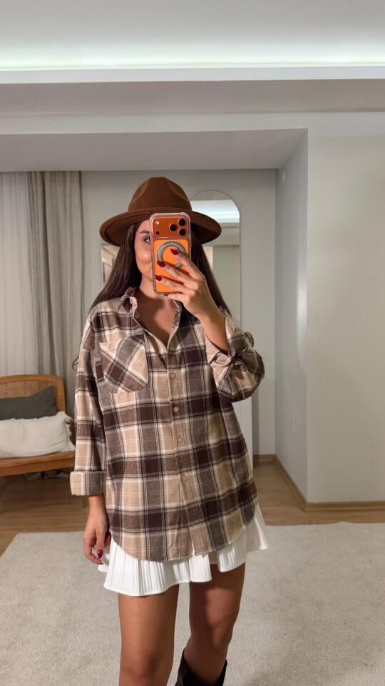 ZR Oduncu Gömlek Bej