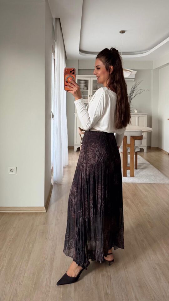 Msm Kayık Yaka Triko Ekru