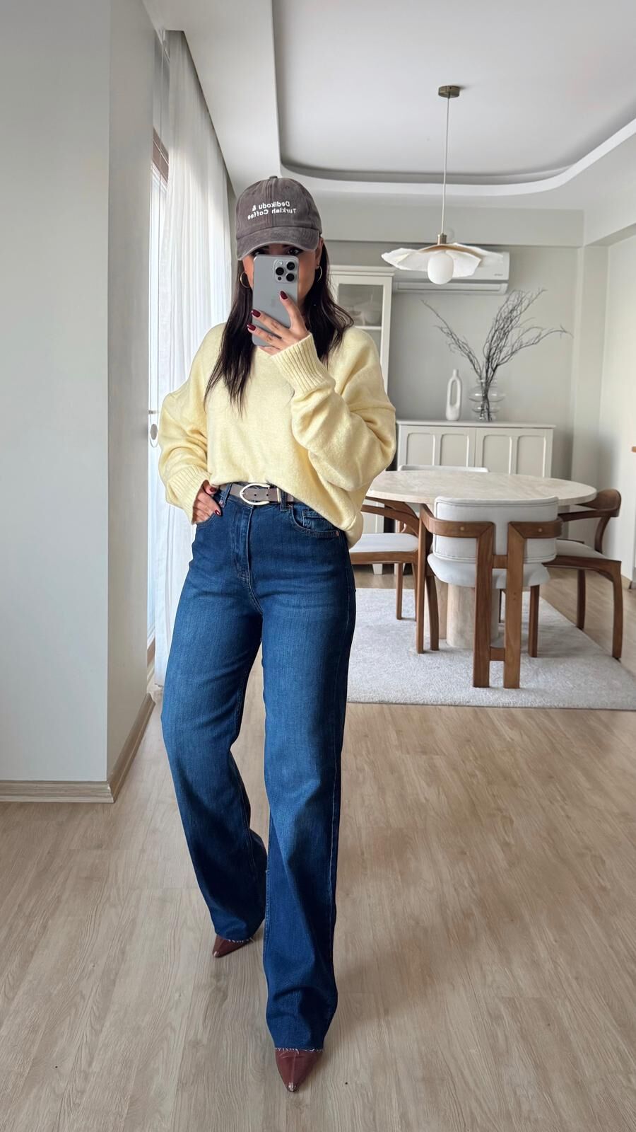 Maria Palazzo Lacivert Jean