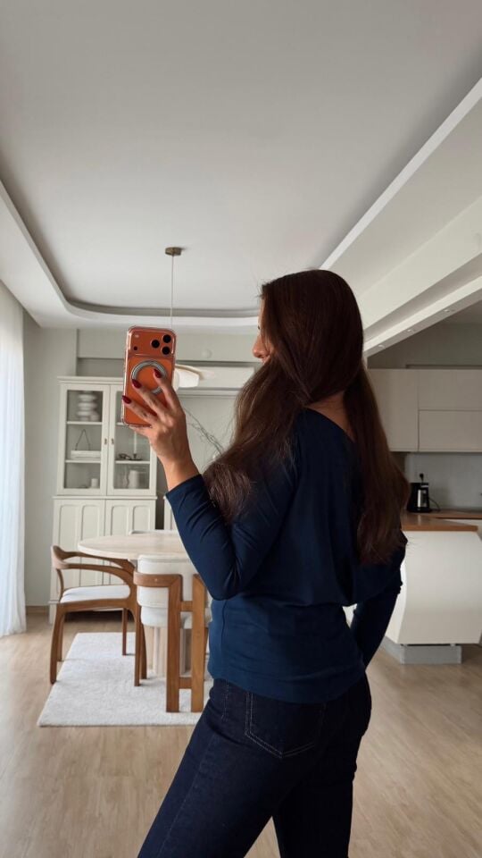 Msm Kayık Yaka Triko Laci