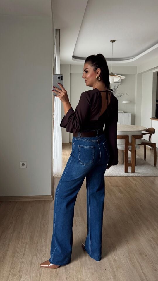 Maria Palazzo Taşlamalı Jean